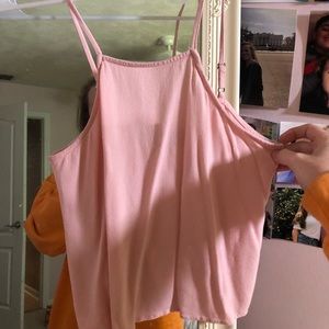 Kendall & Kylie Pink crop top tank